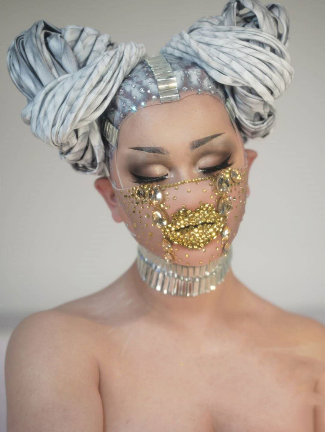 Stylish Diamond Mask - Butterfly Performance