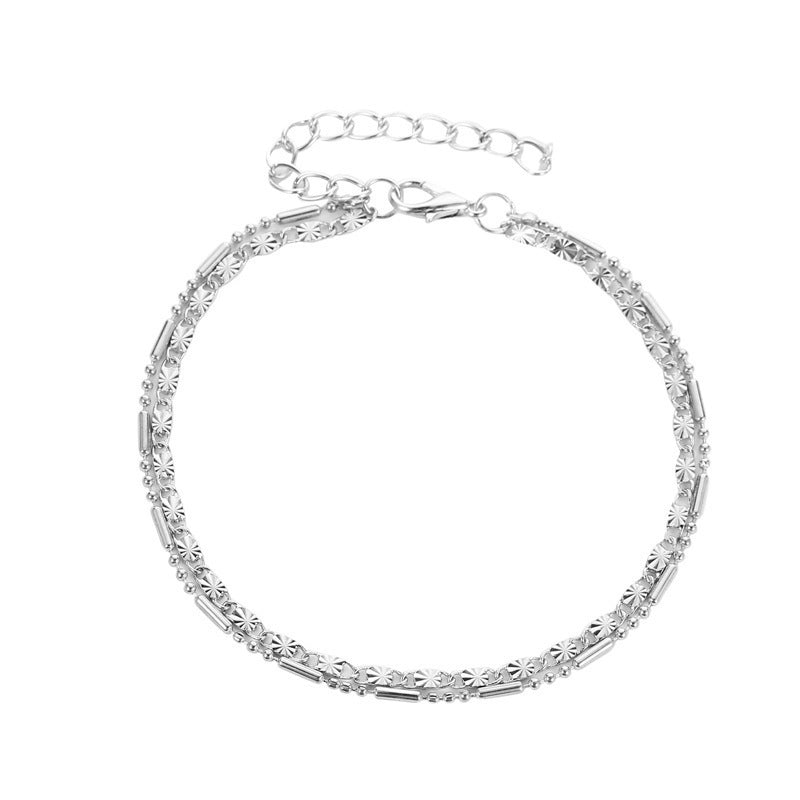 Summer Multi-layer Chain Anklet