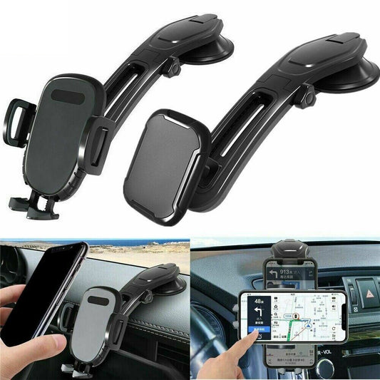 360 Rotatable Phone Mount Holder - Car Dashboard Gravity Adjustable