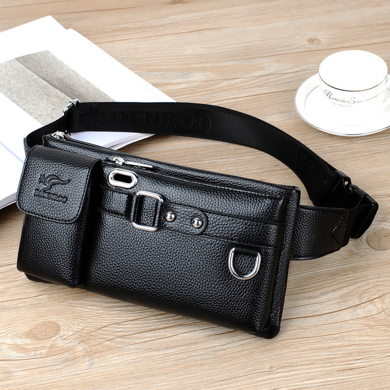 Luxury Brand Waist Bag for Men - Chest Bag, Male Casual Belt Bags Sling Crossbody Bum Bag Belly Waist Packs