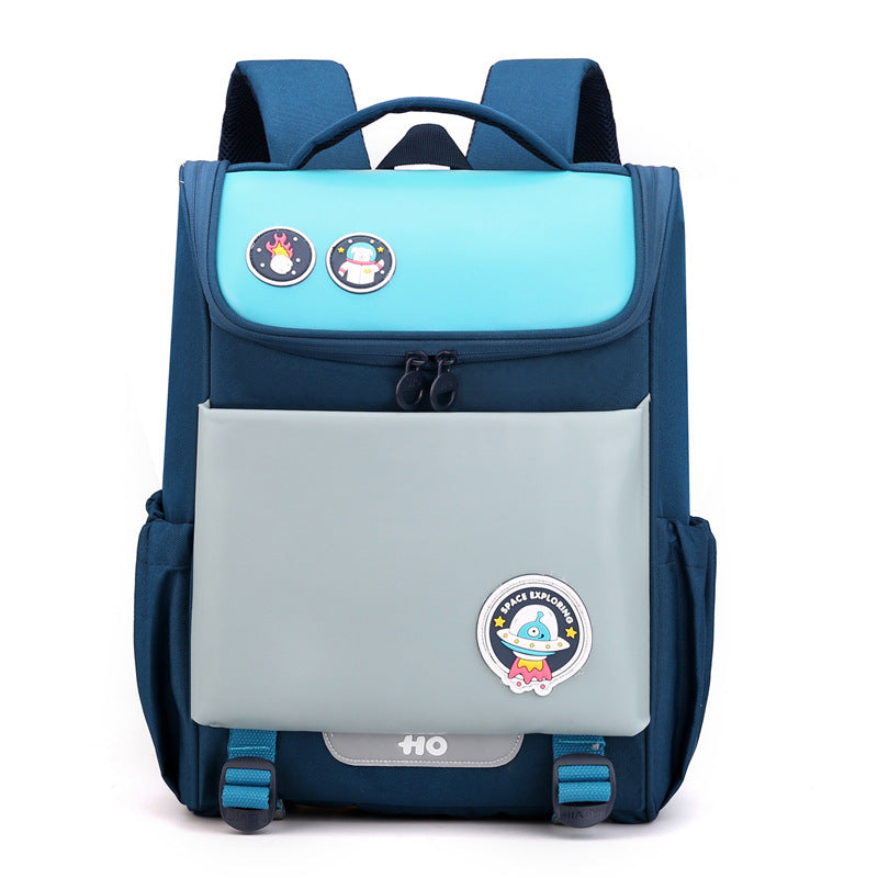 Primary School Students Shoulder Pad - Children's Backpack Light Solid Color Primary School Bag