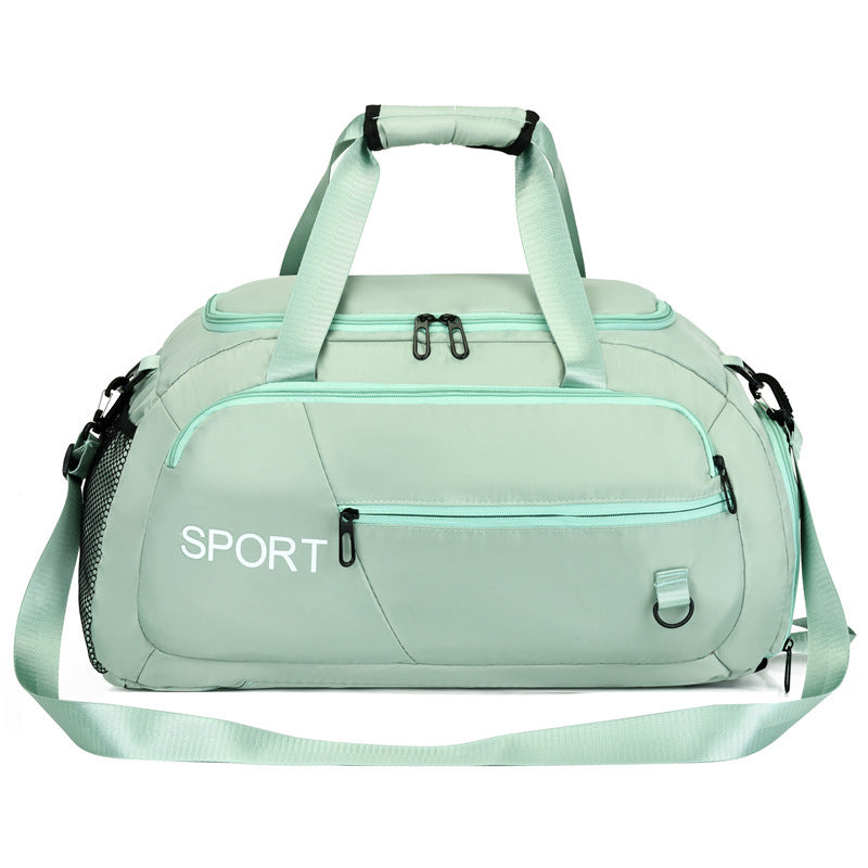 Luggage Bags For Women - Handbag Oxford Men's Fitness Gym Shoulder Bag Waterproof Sports Travel Backpack With Shoes Compartment