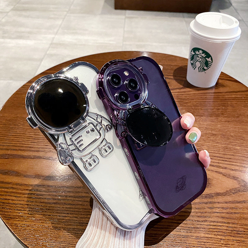 Glitter Astronaut Iphone Case