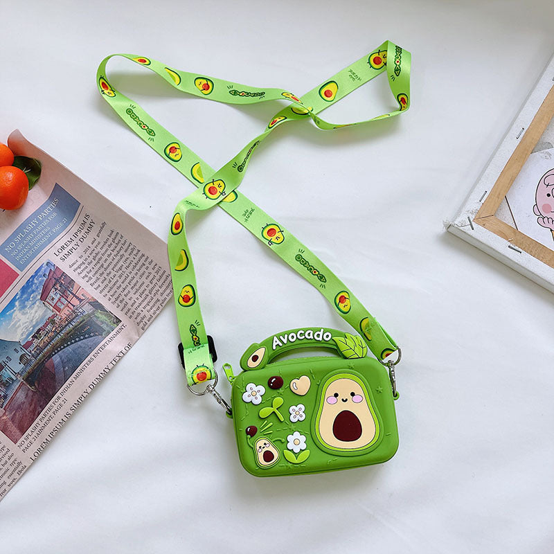 Silicone Portable Crossbody Bags - Fruit Donut Shoulder Bag