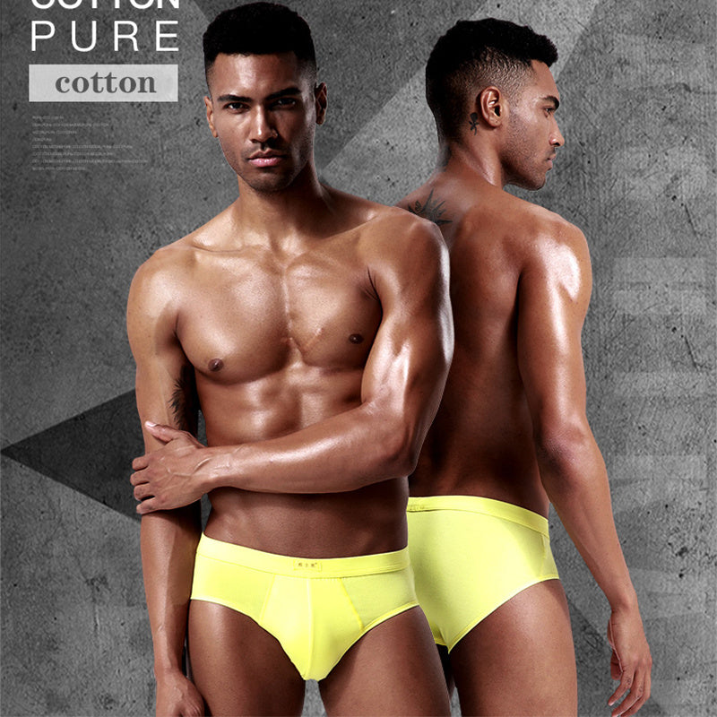 Men's Comfortable Soft Cotton Briefs Underwear