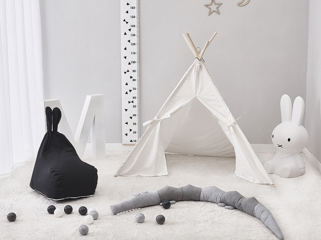 ✨ Cute Long Plush Crocodile Pillow – Kids Bed Bumper, Crib Protector & Decorative Toy