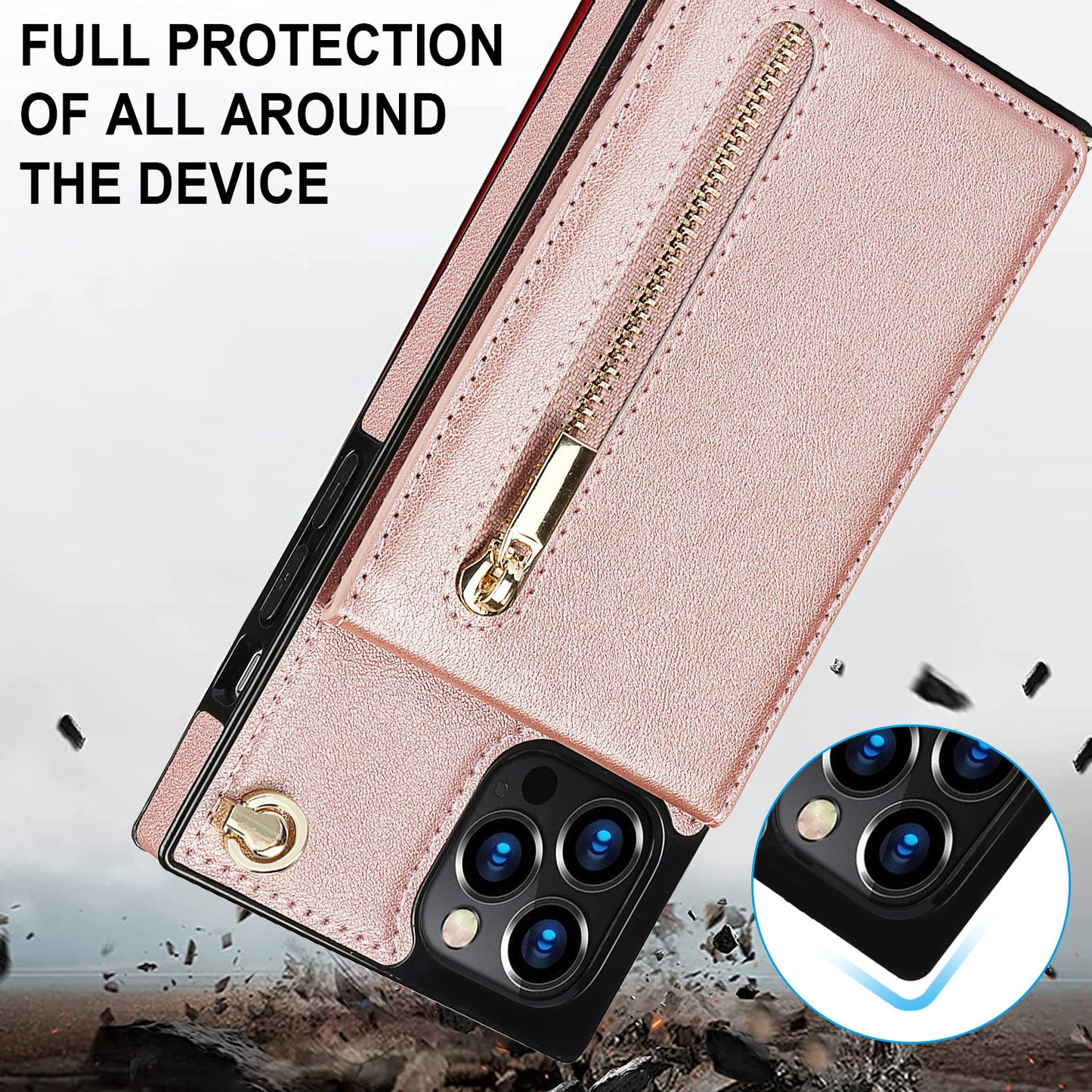 Mobile Phone Leather Case - Messenger Protective Cover