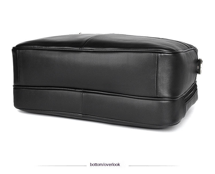 Leather Handbag Briefcase - Napa Leather Comfortable Texture Men's Real-leather Bag