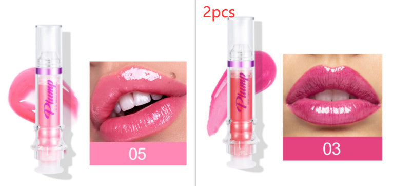 New Tube Rich Lip Color - Slightly Spicy Lip Honey Lip Glass Mirror Face Lip Mirror Liquid Lipstick