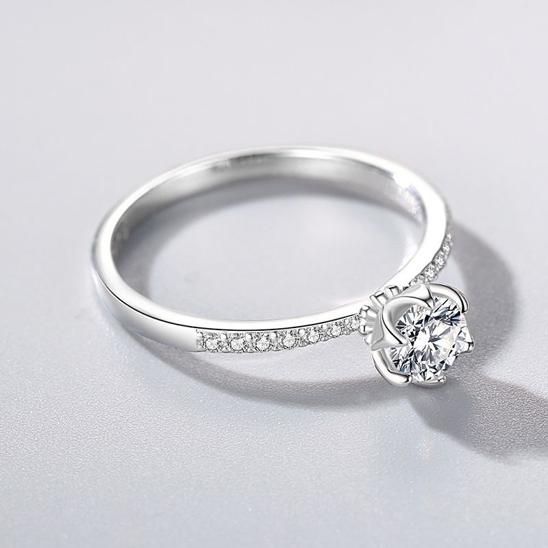 925 Sterling Silver Engagement Ring