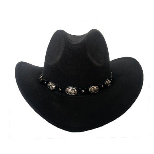 Punk Style Cowboy Hats And Felt - For Men And Women