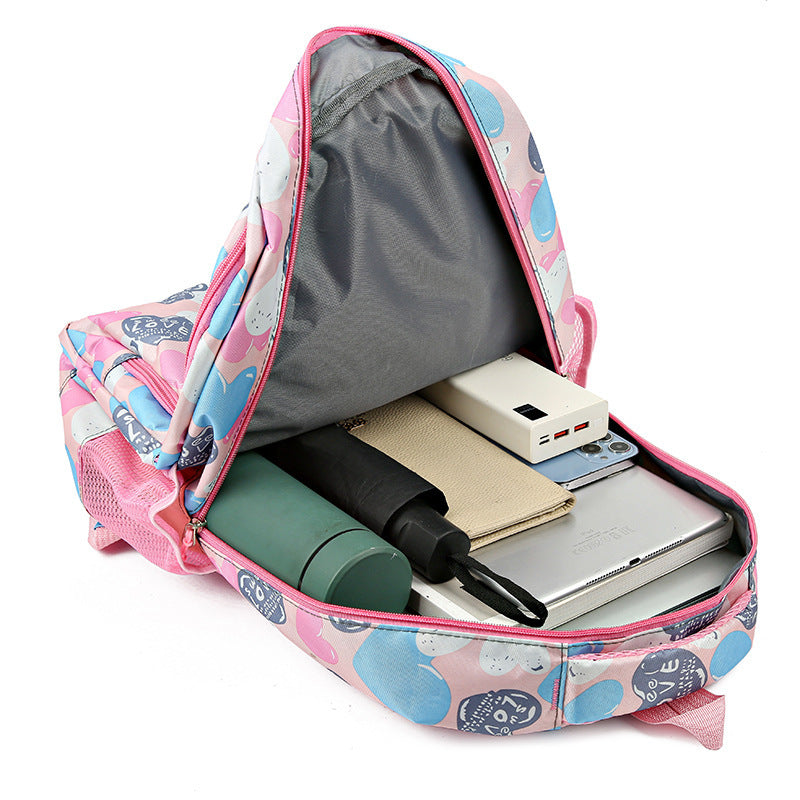 Student Schoolbag - Children's Portable Burden Alleviation Large Capacity Backpack