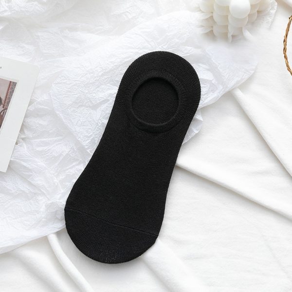 Solid Color Boat Socks - Spring Invisible Socks Socks Socks Net Red Men'S Socks