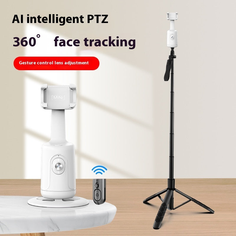 360 Auto Face Tracking Gimbal Phone Holder - AI Smart Gimbal Phone Holder For Smartphone Video Vlog Live Stabilizer Tripod