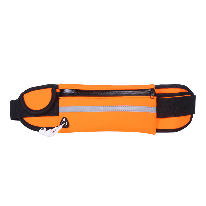 Fitness Waist Bag With Pocket  - Slim Running Jogging Belt Fanny Pack Bag For Hiking Cycling Workout Sports Gym