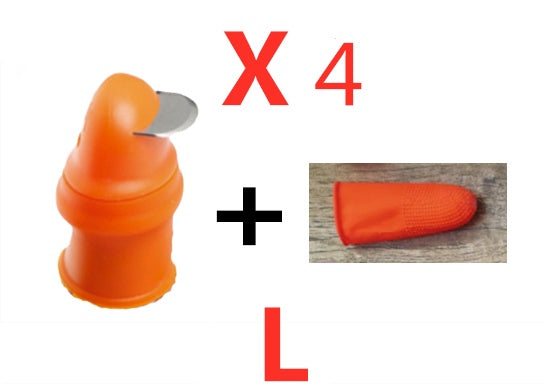 Silicone Thumb Knife Finger Protector – Garden Harvesting Tool for Cutting Vegetables, Fruits & Plants! - JumoShop