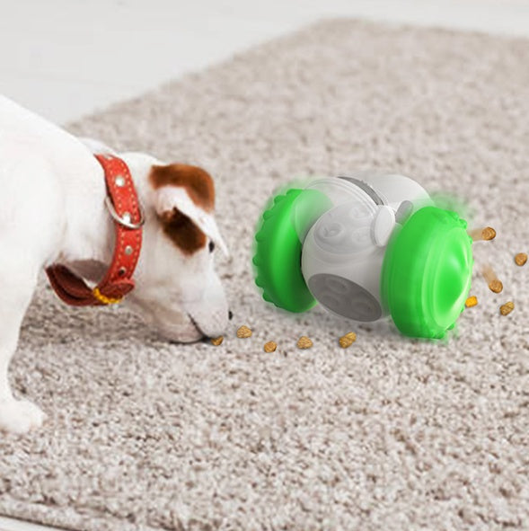 Smart Interactive Balance Car Treat Dispenser Toy for Cats & Dogs  - Cat And Dog Toys Slow Food Interactive Balance Car Multifunctional Fun Development Smart Pet Feeding Dog Toy Car Pets Products - JumoShop