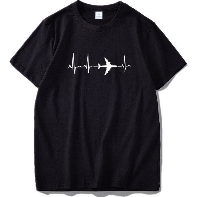 T-shirts — Cartoon Solid Men's Slim Shirt