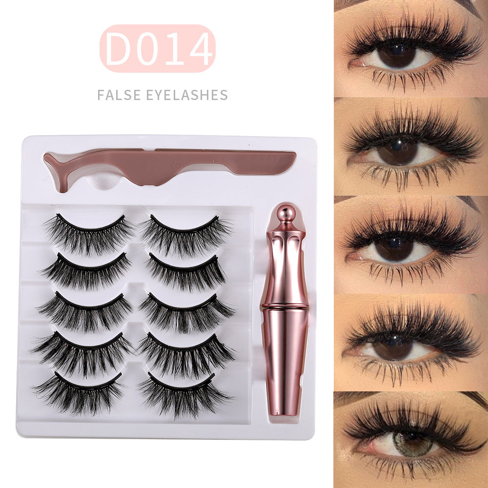 Mink Eyelashes - Magnetic Eyelashes 5 Pairs Of Magnets