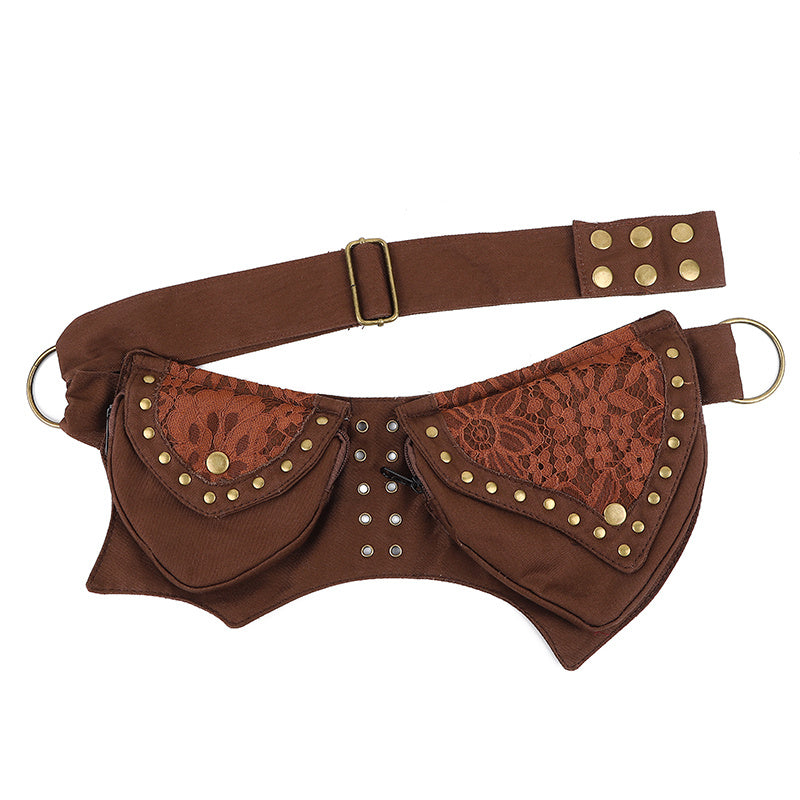 Vintage Waist Chest Bags - Women Crossbody Bag Waistpack Outdoor Mobile Storage