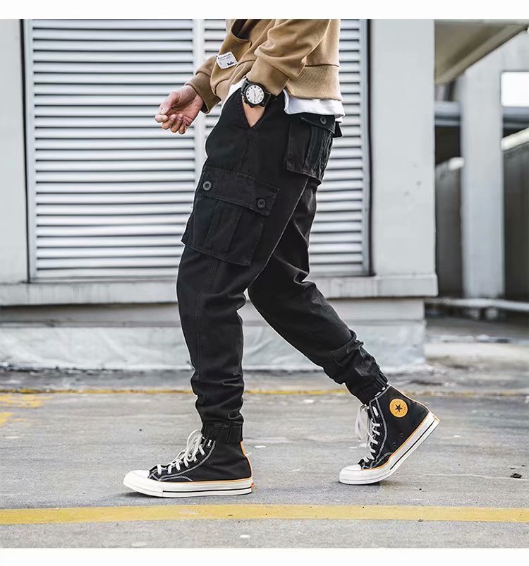 Men's American-style - Retro Casual Loose Cropped Pants