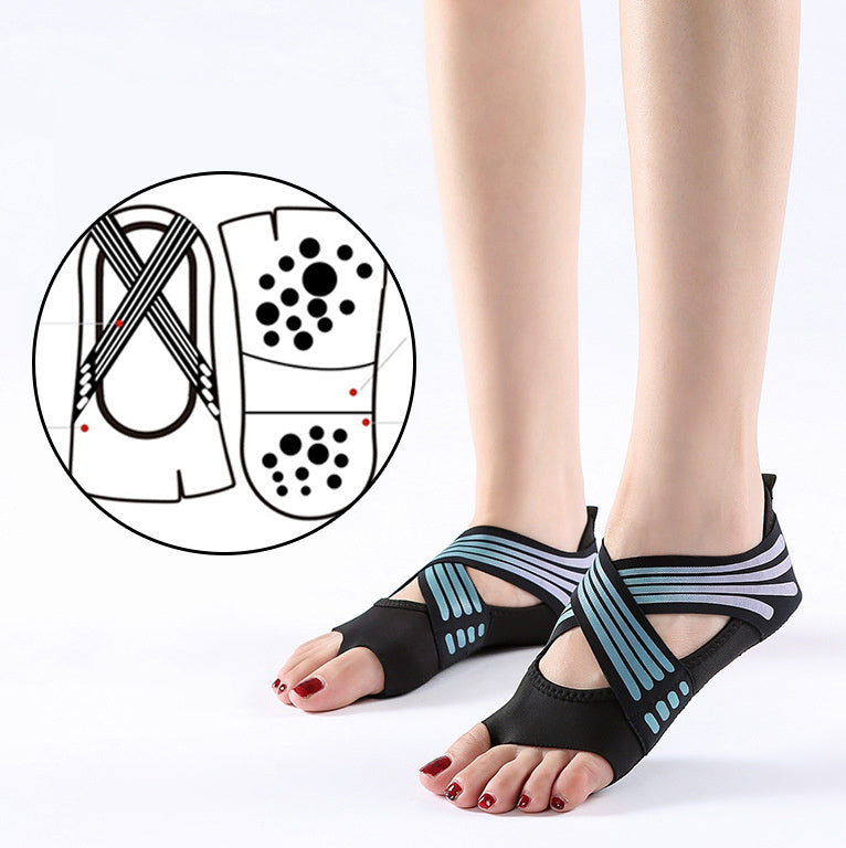 Professional Non-slip Gym Yoga Sock - Flat Soft Anti-slip Sole Ballet Fitness Dance Shoes Pilates Yoga Shoes Socks