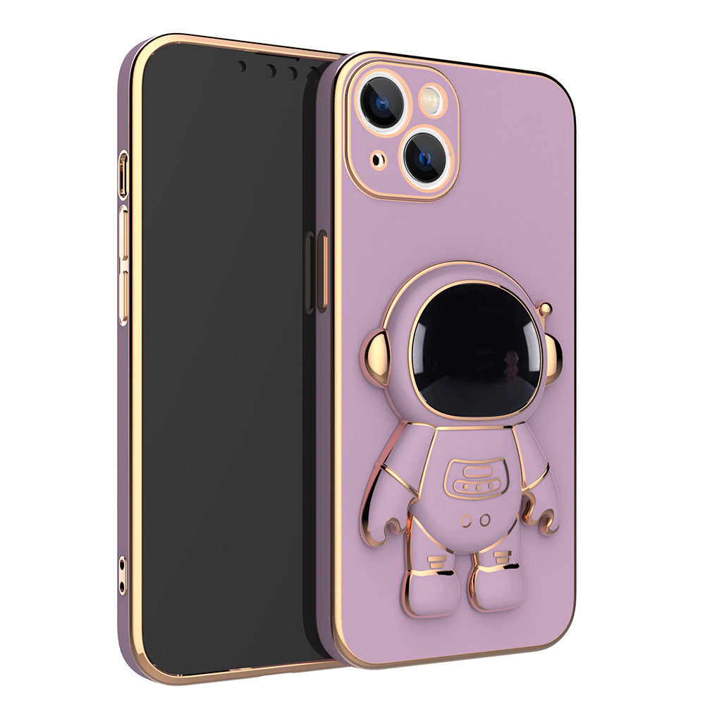 3D Astronaut Phone Case -  Anti-Drop Electroplating Bracket