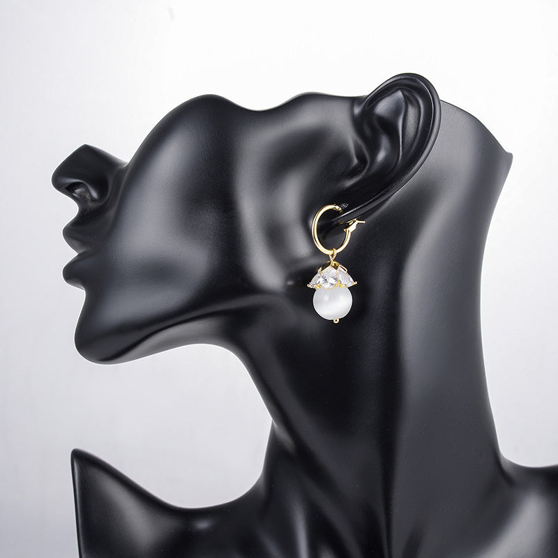 Opal Butterfly Stud Earrings Women!