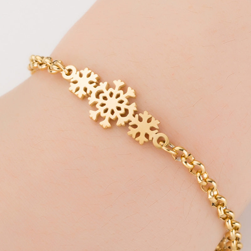 Gold Charms Bracelet Femme Stainless Steel Women Jewelry - Lucky Origami Elephant Bracelets Friendship Gifts