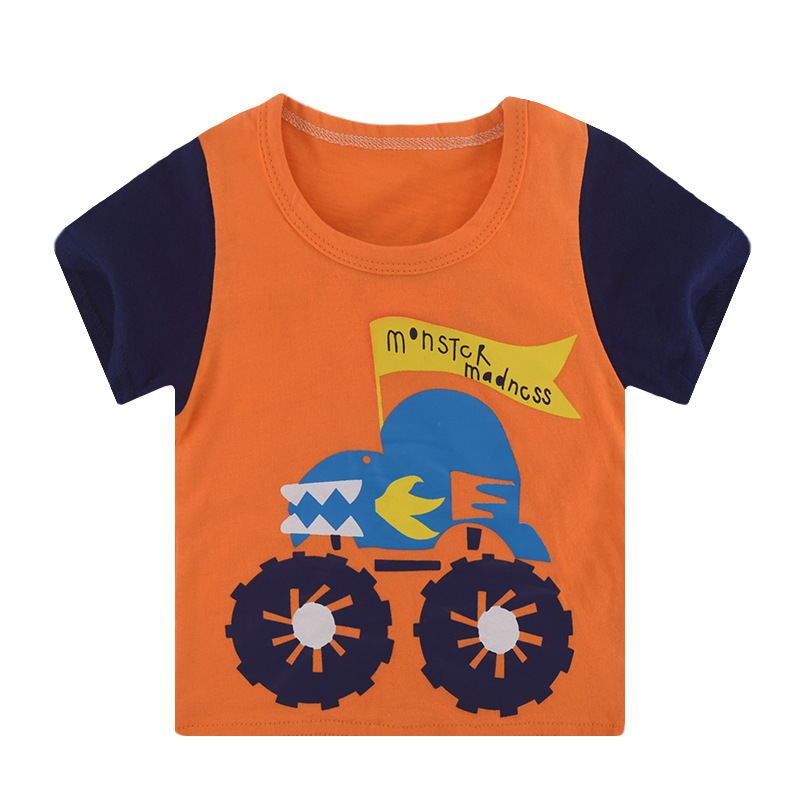 Fun & Playful Boys' Short Sleeve T-Shirt – Multiple Designs & Colors!  Boys short sleeve T-shirt - JumoShop