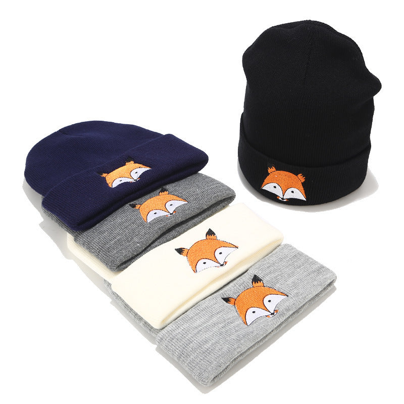 Embroidered Wool Cap