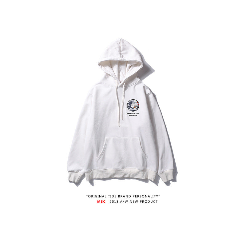 Street Retro Casual Hooded Sweater