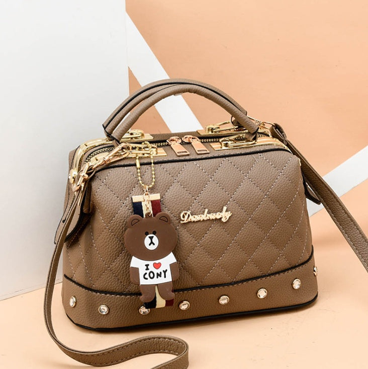 Single Shoulder Diagonal Small Bag - Korean fashion handbag small square bag