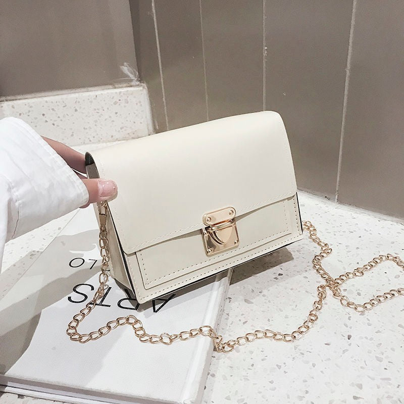 Women's Bag - shoulder messenger bag chain small square bag