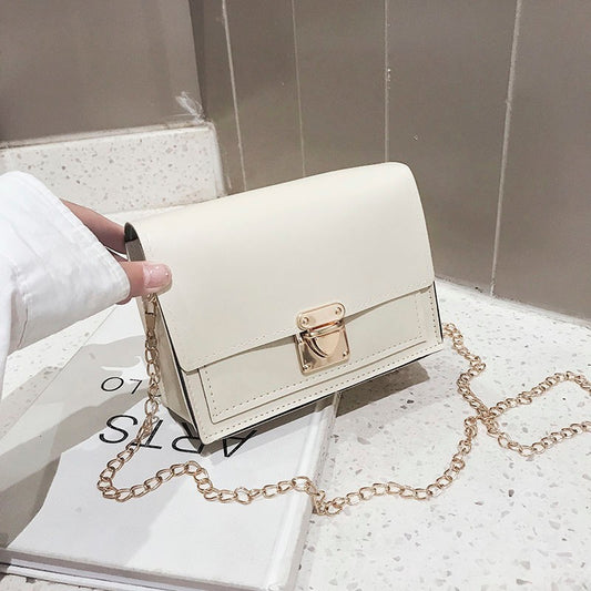 Women's Bag - shoulder messenger bag chain small square bag