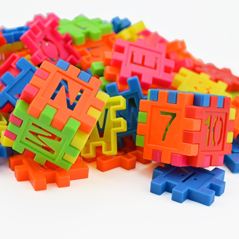 110pcs DIY 3D Mosaic Building Blocks Set – Educational Toy for Kids (Multicolor) - JumoShop