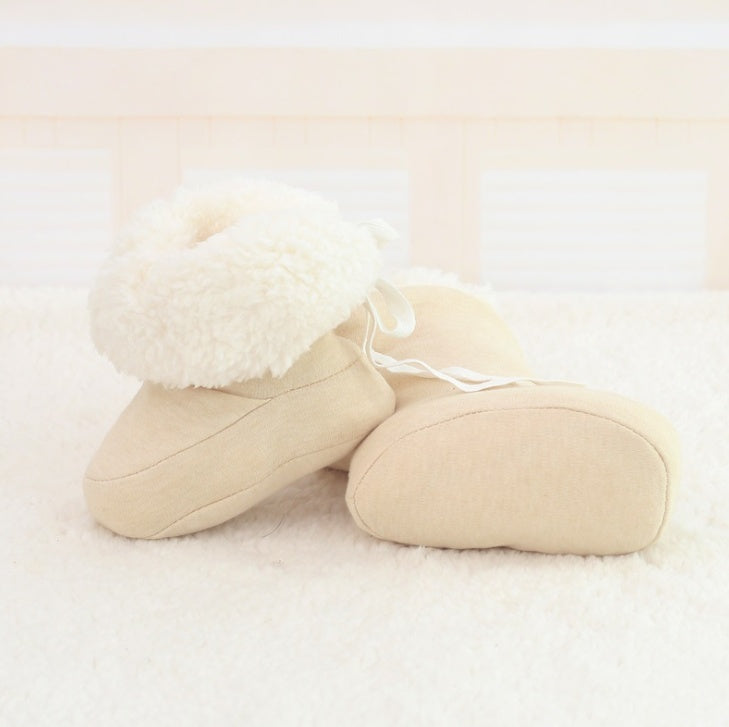 New Style Baby Soft Soled Footwear for Newborns - Winter Toddler Keep Warm Print First Walkers Shoes for babies kids