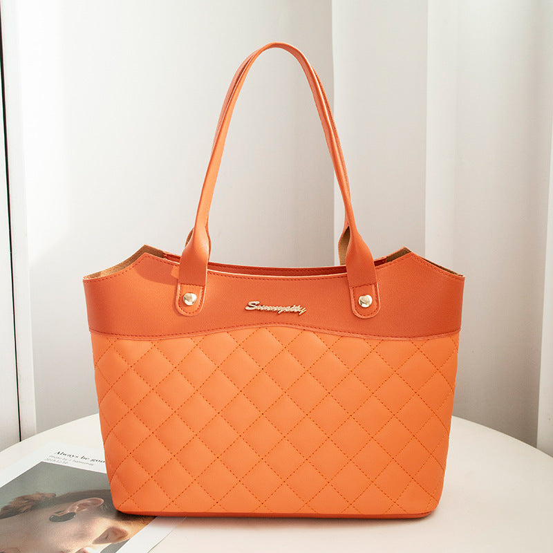 Rhombus Women Handbag - Women Shopping Shoulder Crossbody Bags