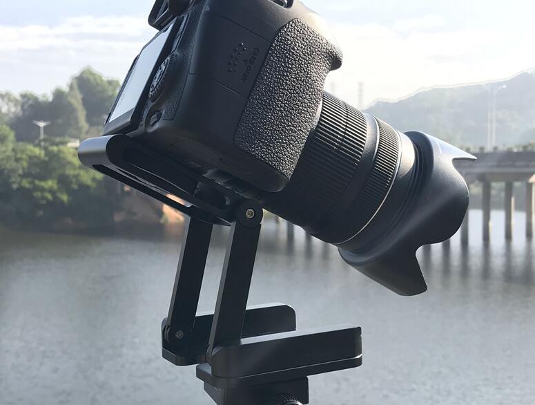 Flex Tilt Tripod Head -  Aluminum Alloy Folding Quick Release Plate Stand Mount Spirit Level For Phones Camera - JumoShop