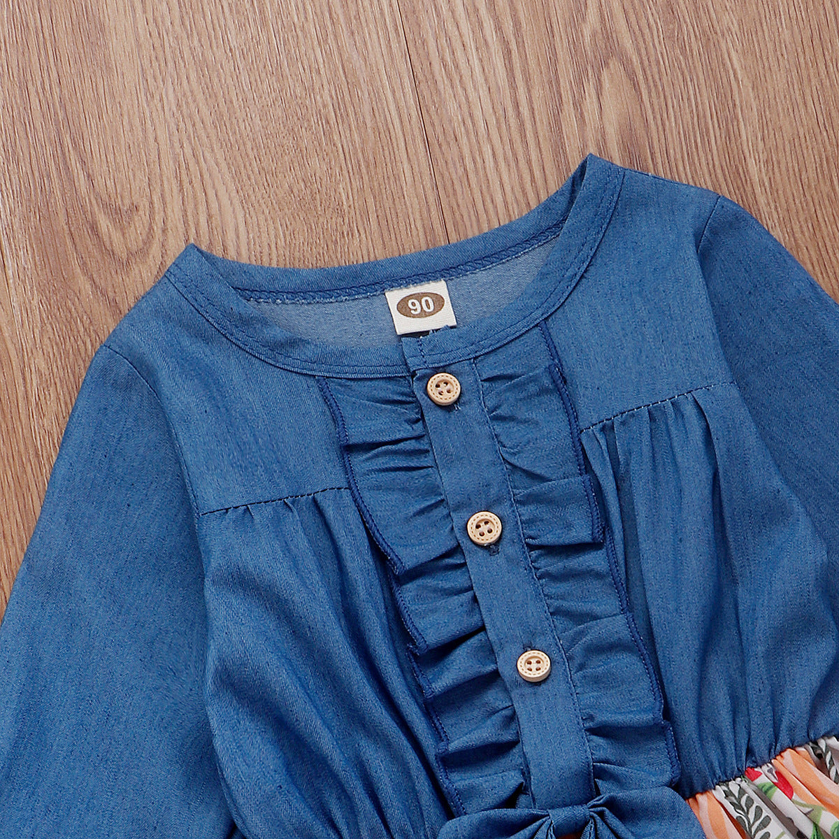 Denim Patchwork dress