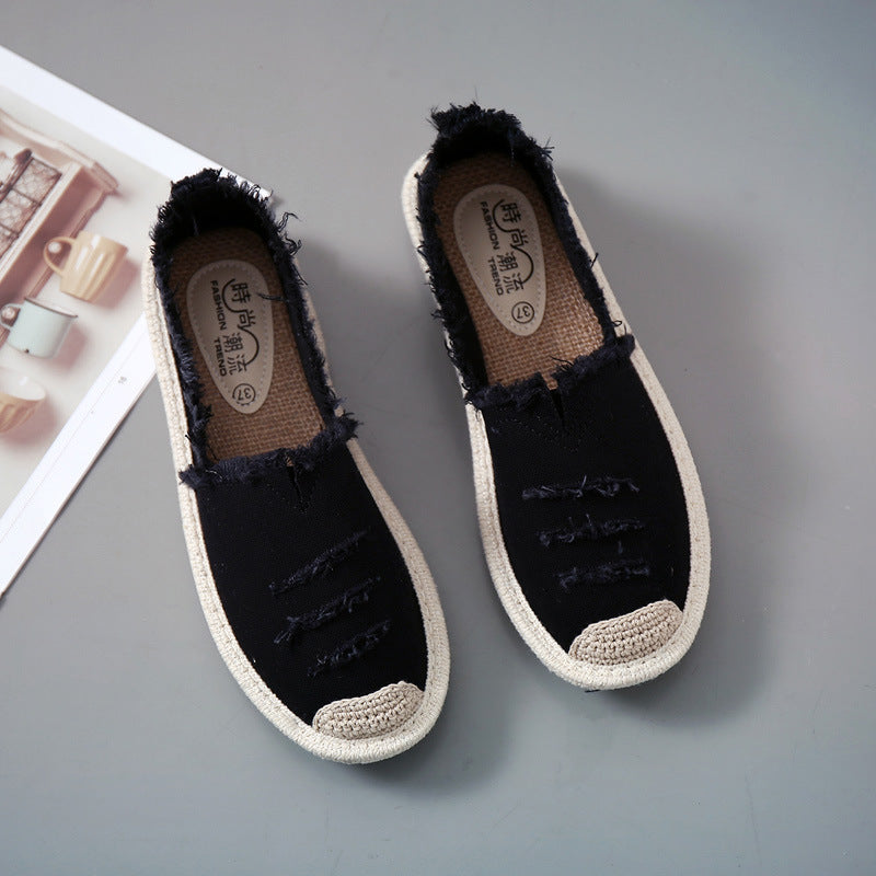 Fisherman Shoes - female lazy shoes