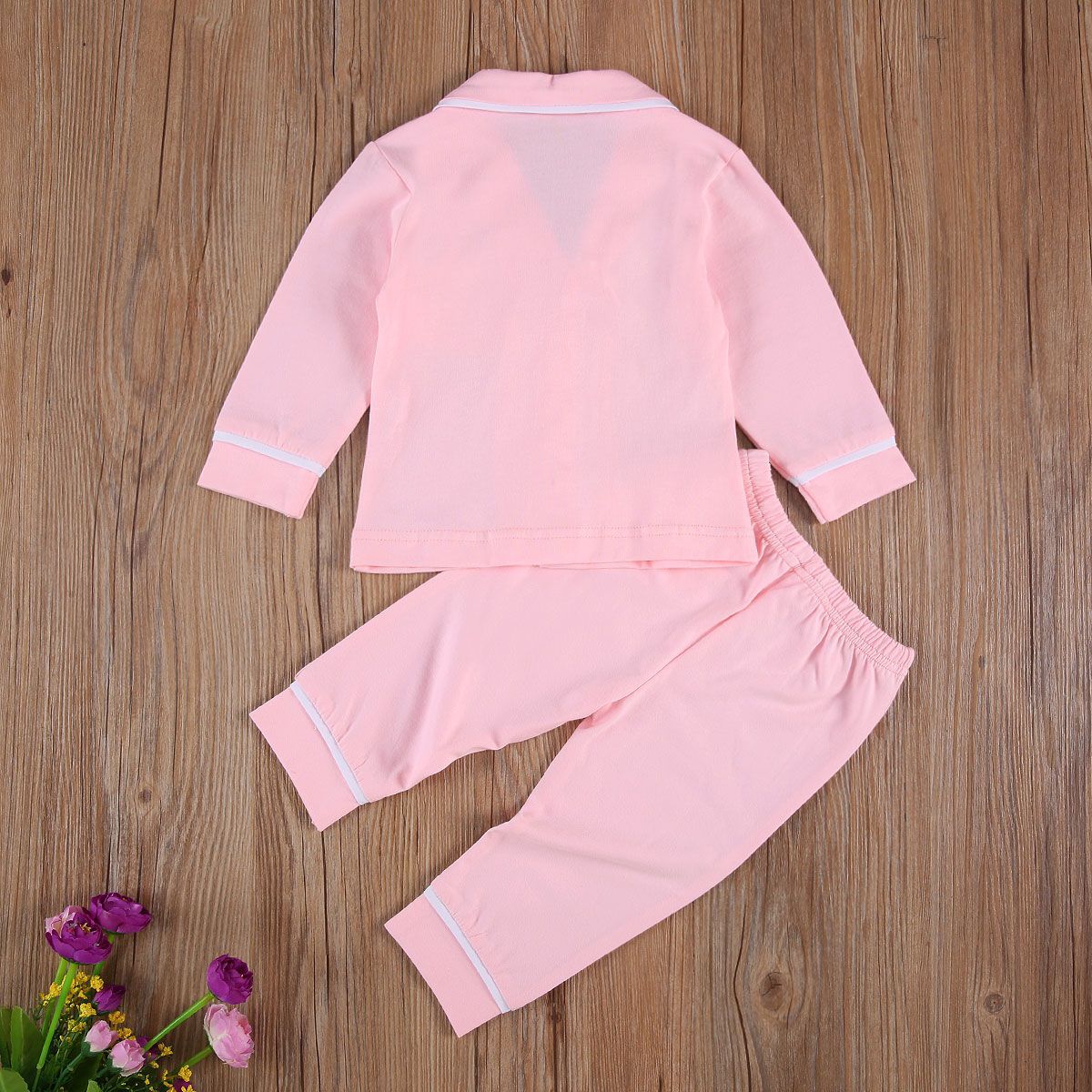 Cotton Two Piece Pajama Sets - Toddlers and Kids PJ