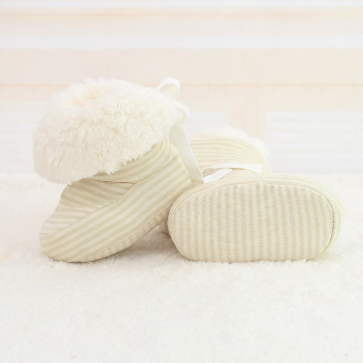 New Style Baby Soft Soled Footwear for Newborns - Winter Toddler Keep Warm Print First Walkers Shoes for babies kids