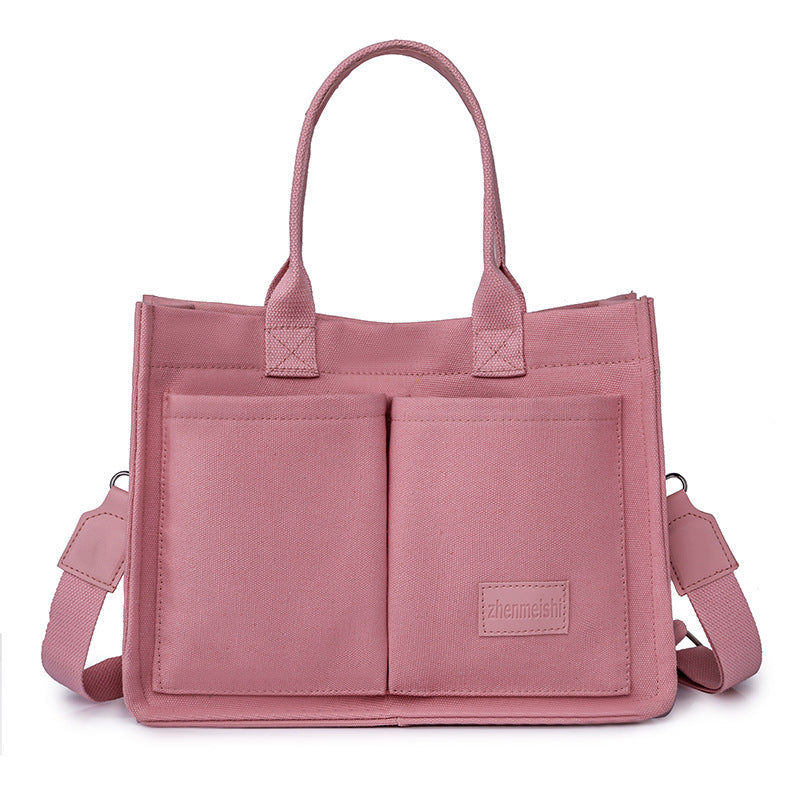 Tote Shoulder Bags - Women's Mommy Bag Large Capacity Messenger Multi Pocket Crossbody Chic Reusable Hand Bag
