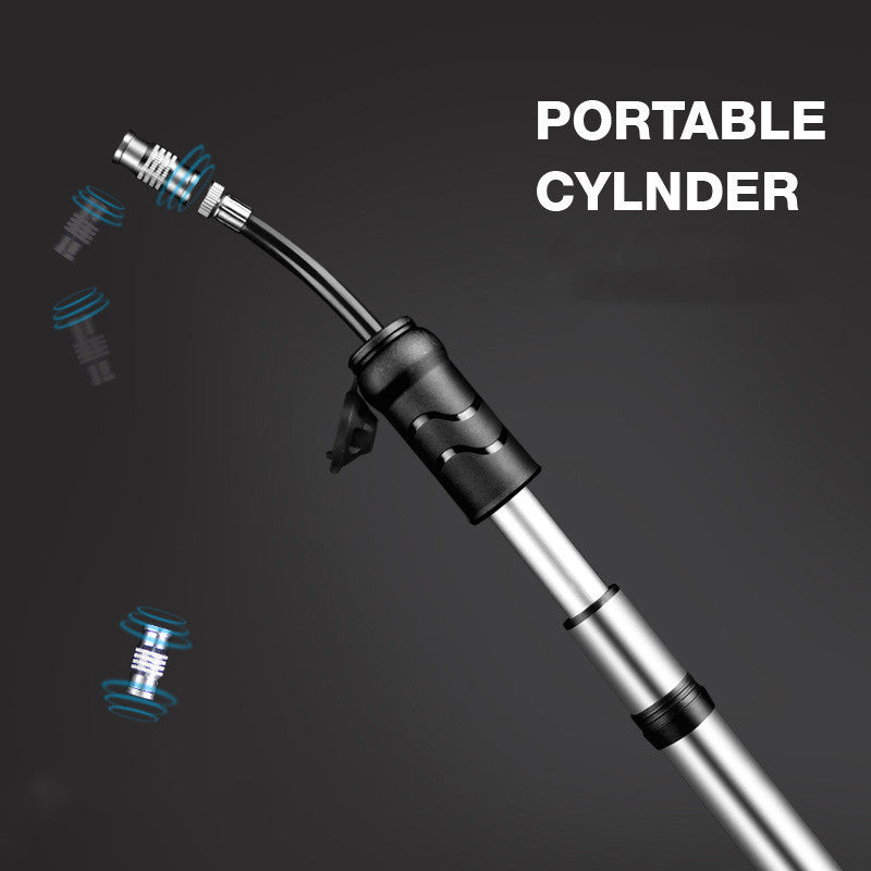 High Pressure Mountain Road Bike Portable Bicycle Pump