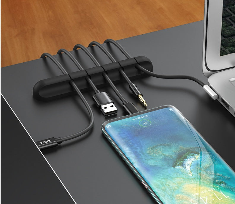 Silicone USB Cable - Multipurpose Clips Cables Protector For Wired Headphones - JumoShop
