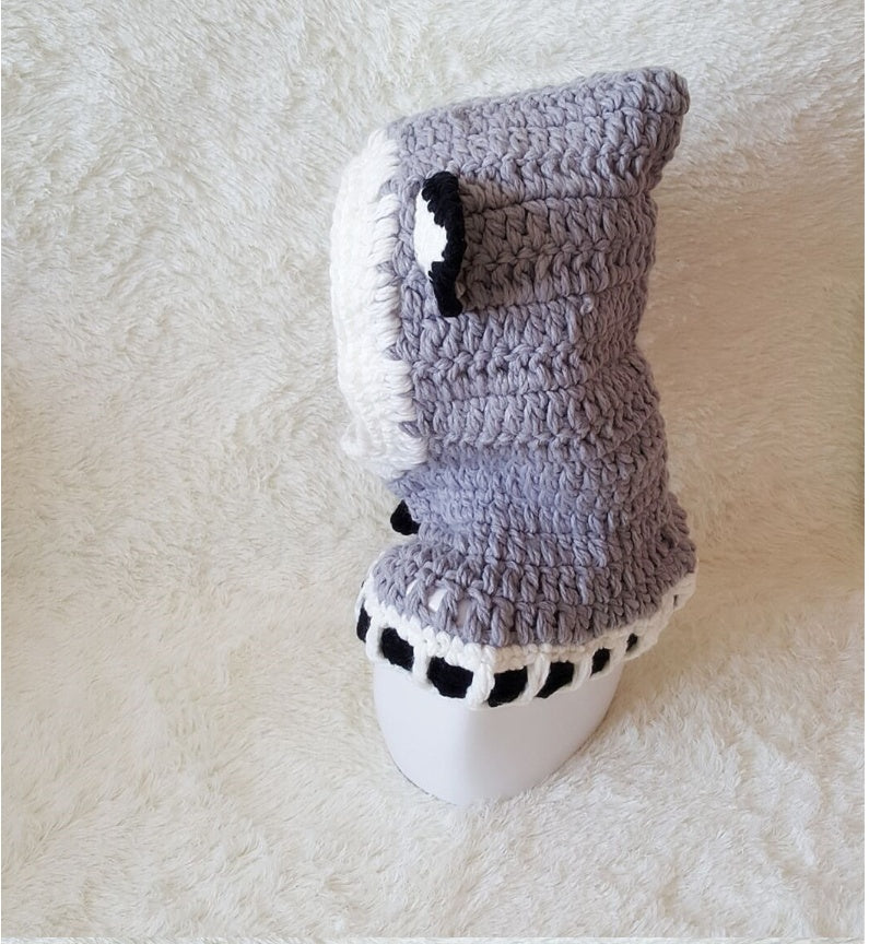 Beautiful Hand-Knitted Warm Earmuffs Cape Caps
