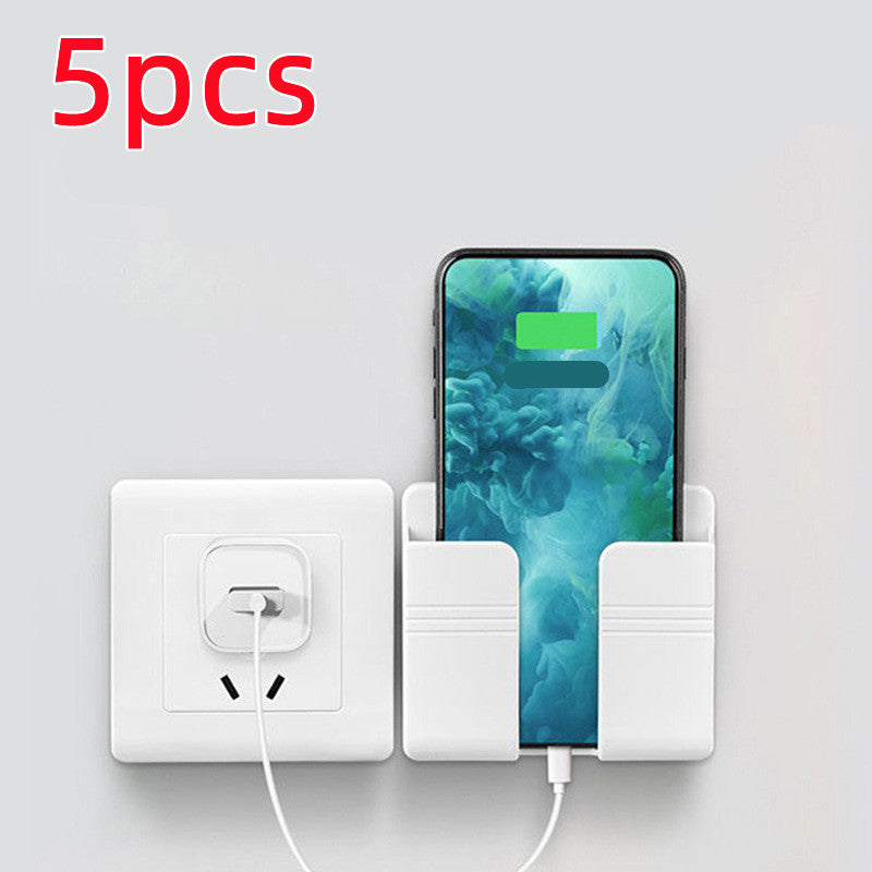 Mobile Phone Charging Storage Rack - Punch-free Sticky Storage Box
