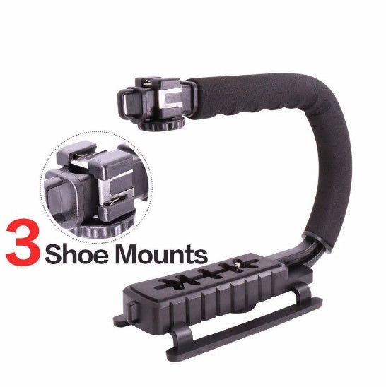 Ulanzi Handheld Smartphone Video Rig Case For Phones - Phone Rig Stabilizer For Live Stream YouTube Filmmaking Vlogger