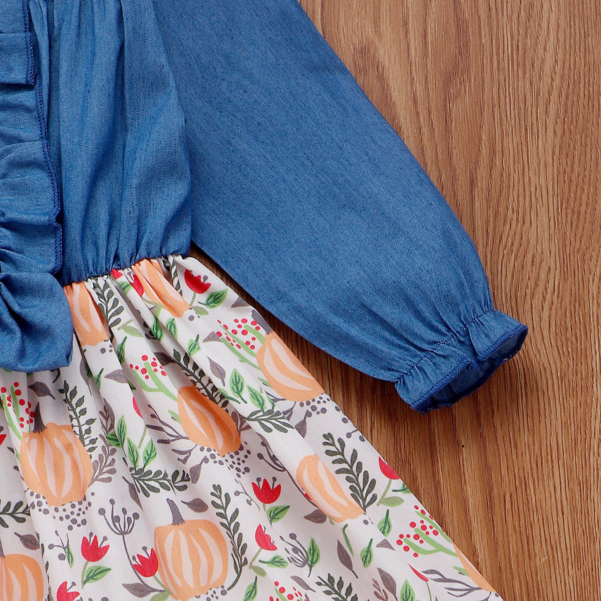 Denim Patchwork dress